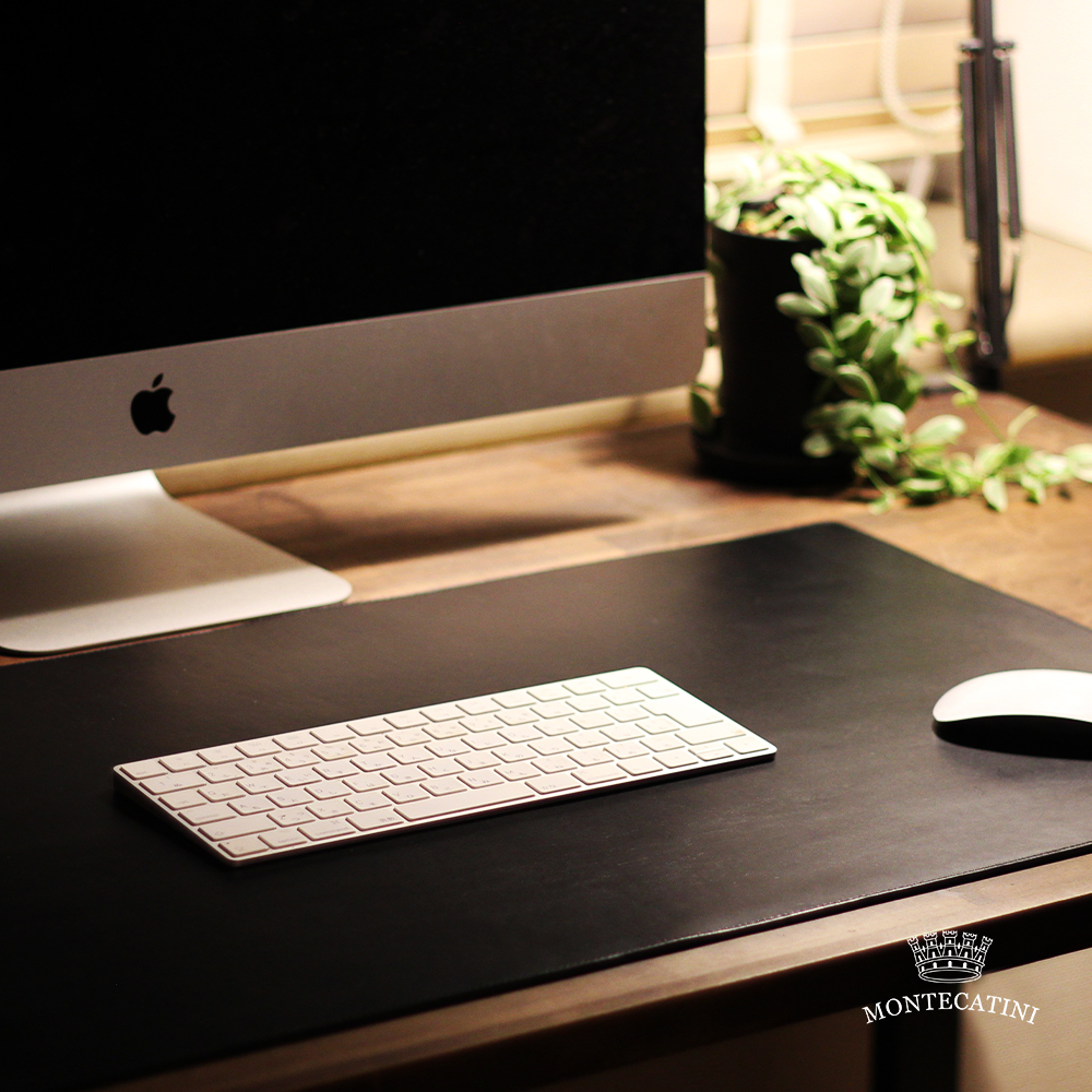 日本製] デスクマット 本革 レザー PCマット イタリアンレザー