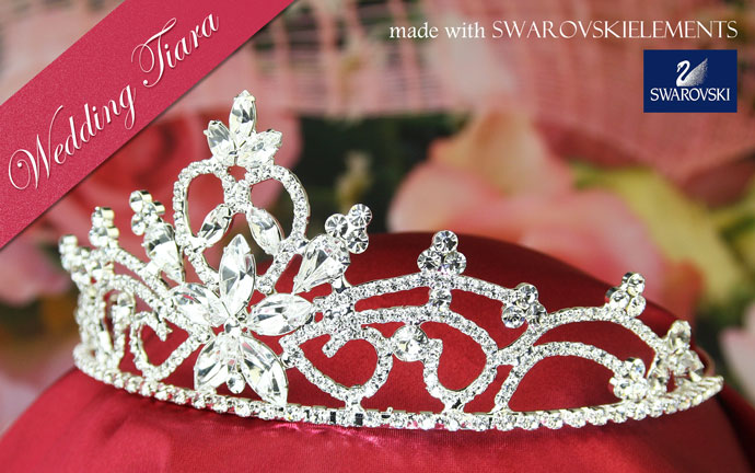 SWAROVSKI（スワロフスキー） 全裸監督 採用 ティアラ 結婚式 髪飾り