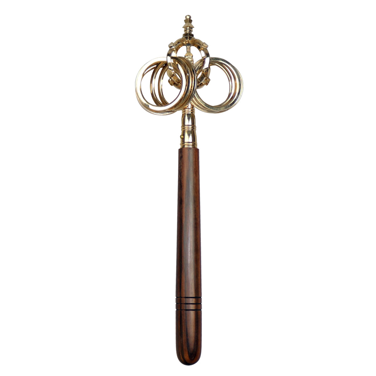 錫杖 手錫杖 本焼き 十二環 33cm 大サイズ 【送料無料】 : 御朱印帳の