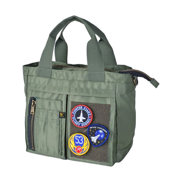 ROTHCO（ロスコ） 斜めがけ ベルクロワッペン付きミニトートバッグ