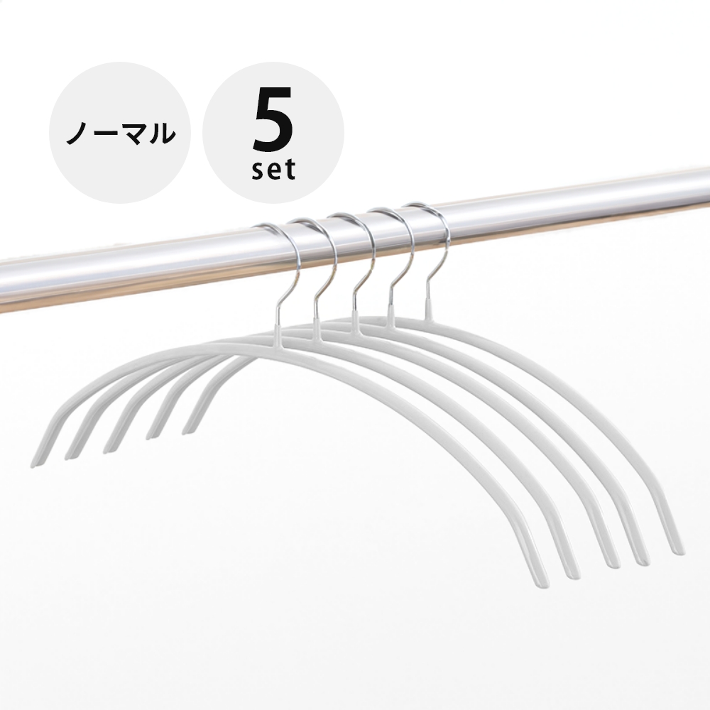 すべらないハンガー 5本セット スリムハンガー 跡がつかない かた