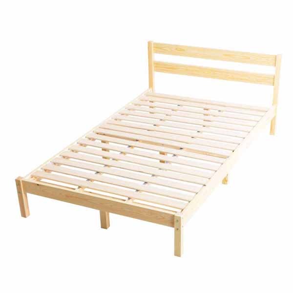 ベッド ベッドフレーム セミダブル すのこベッド ローベッド 収納