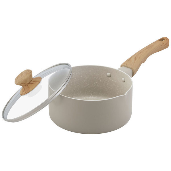 IRIS OHYAMA（アイリスオーヤマ） 鍋 18cm 片手鍋 ih ガス火対応 ふた