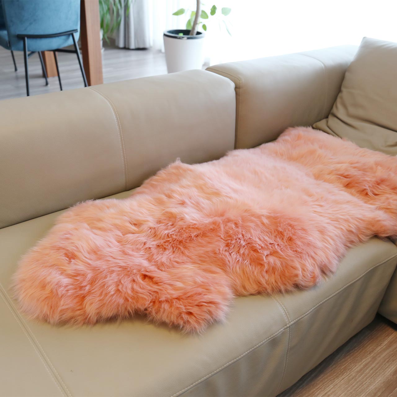 sankyo shokai（三京商会） ムートン ラグ 1.5匹物 アイボリー