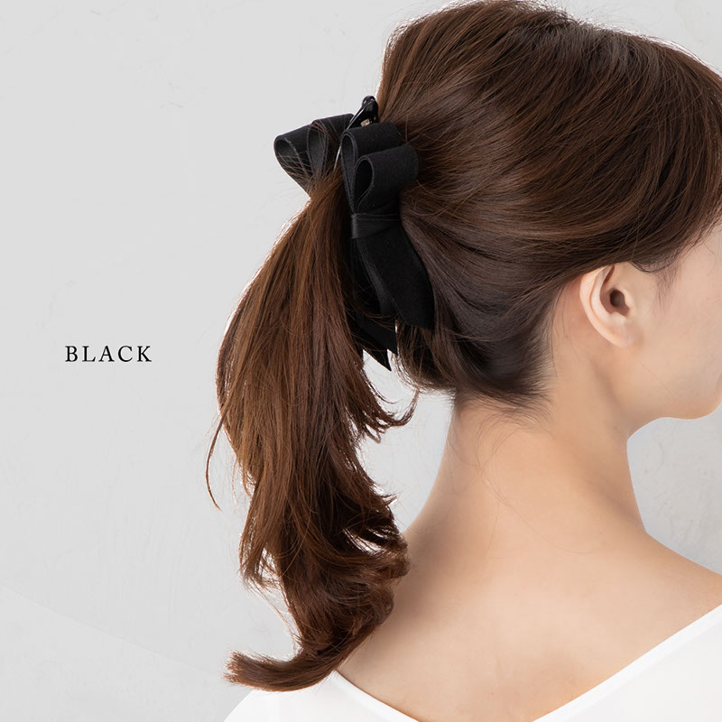 Jewel VOX バナナクリップ ヘアクリップ ヘアアクセ レディース リボン