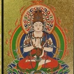 なーむくまちゃん工房 メール便可 掛け軸 オリジナル掛軸 真言宗 30代