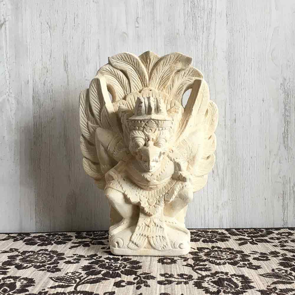 石像 ガルーダ像 神鳥 オブジェ H30m パラス石 置物 ガーデン