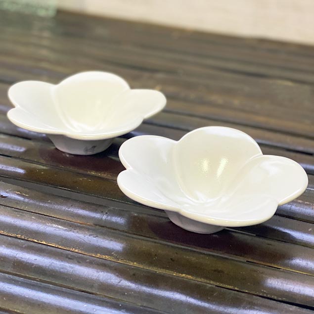ジェンガラ 小鉢 プルメリア 2個1セット 白 ピンク バリ 正規品 食器