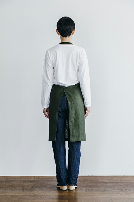 fog linen work（フォグリネンワーク） リネン デイリーエプロン麻