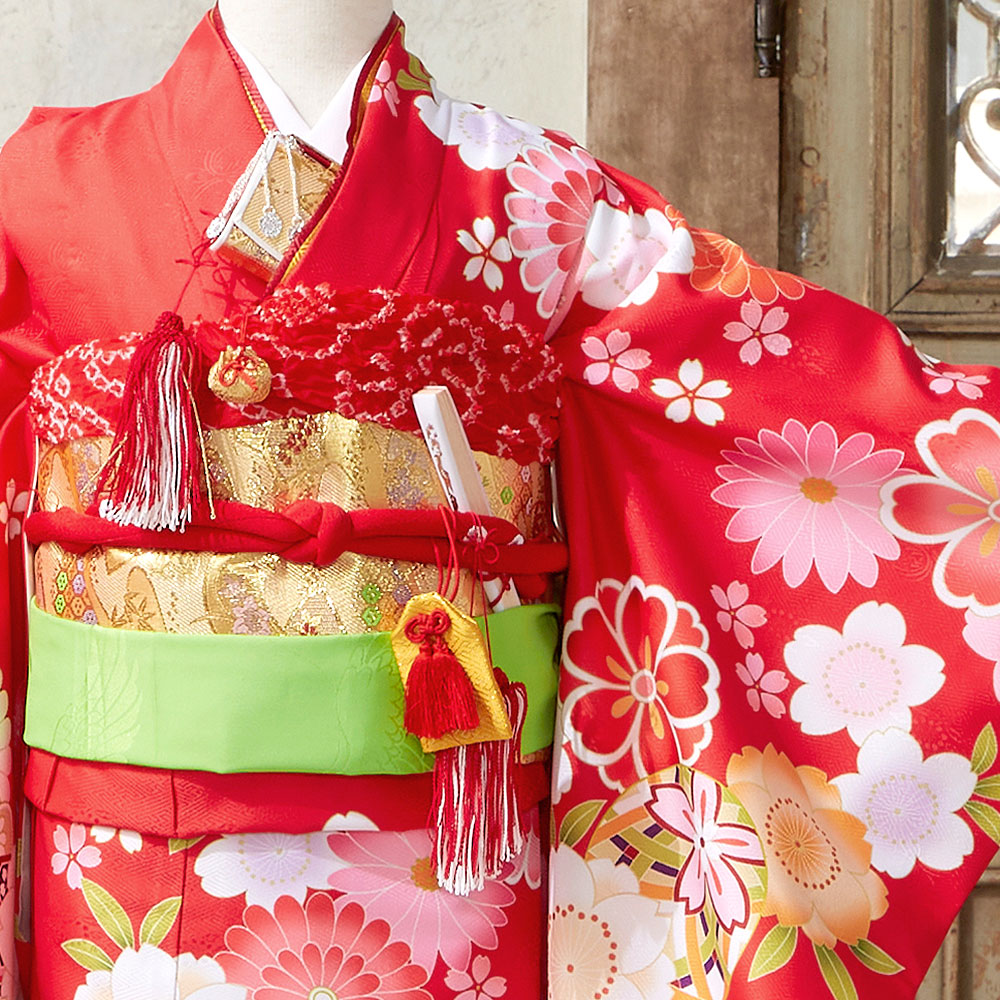 ☆【レンタル】七五三 着物セット レンタル 753 7歳用 17点 フルセット