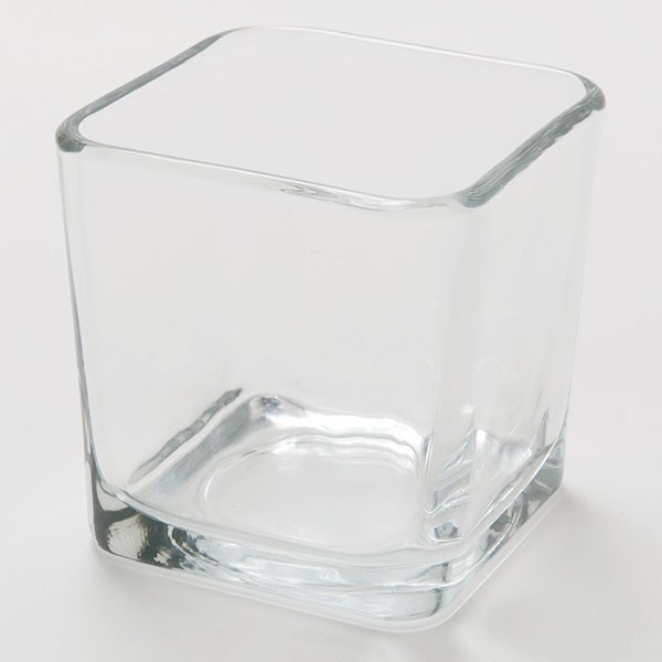 ガラス花瓶 おしゃれ 人気 おすすめ フラワーベース キューブ 四角
