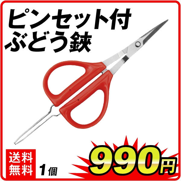 ピンセット付ぶどう鋏 1個 : 花と緑 国華園 - 通販 - Yahoo!ショッピング