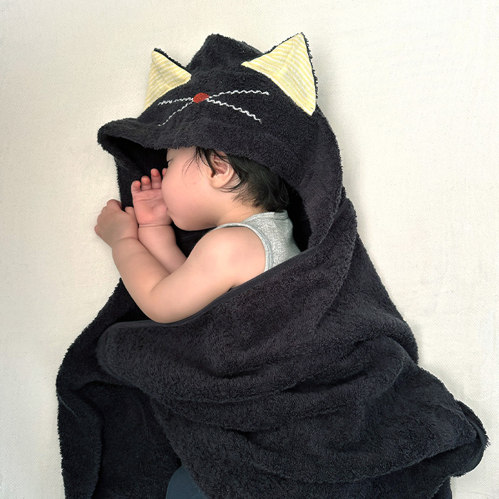 kontex（コンテックス） 名入れ無料 今治タオル フード付き バスタオル