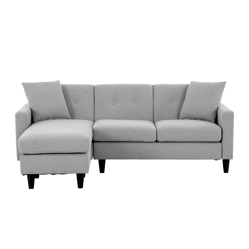 即日発送／日時指定OK】 カウチソファー 3人掛けソファー ベージュ