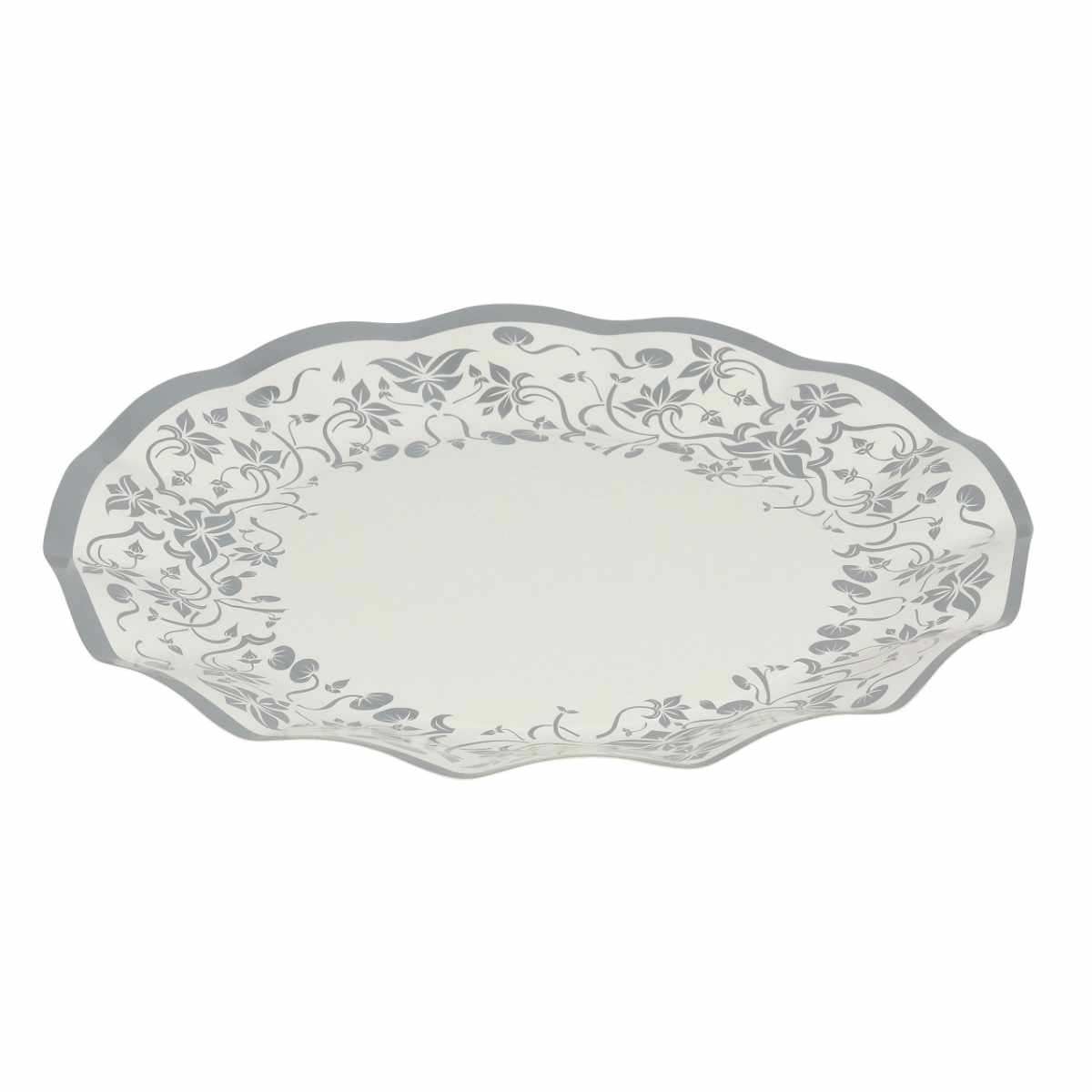 パール金属 紙皿 リトルリッチ WAVEペーパープレート 26cm 5枚入