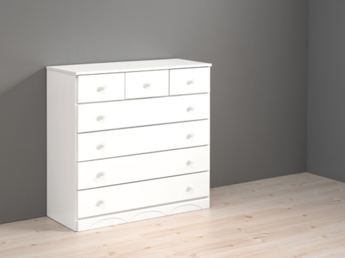 チェスト 5段 洋タンス 桐製 シンプルチェスト 幅87cm （ 衣類収納