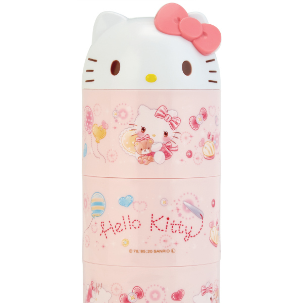 スケーター お弁当箱 3段 ボトル型 480ml ハローキティ きらきらドール