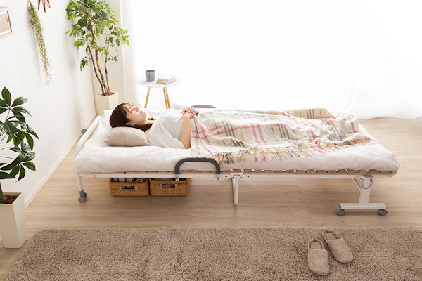 ホームテイスト（HOME taste） 折りたたみベッド シングル 桐 すのこ