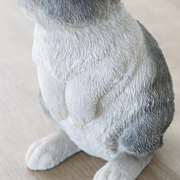 貯金箱 ラビット うさぎ リアル オブジェ 置物 インテリア （ 雑貨