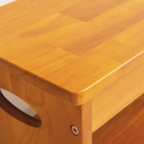 永井興産 玄関ベンチ 幅90cm 収納棚付き 天然木 （ 玄関 ベンチ