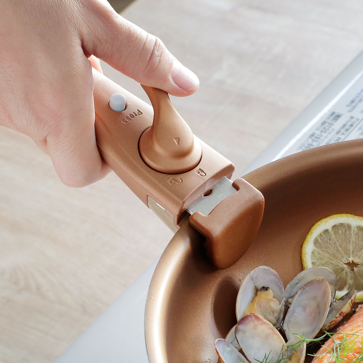 パール金属 フライパン 鍋 5点セット IH対応 VISIONS GOLD Coating