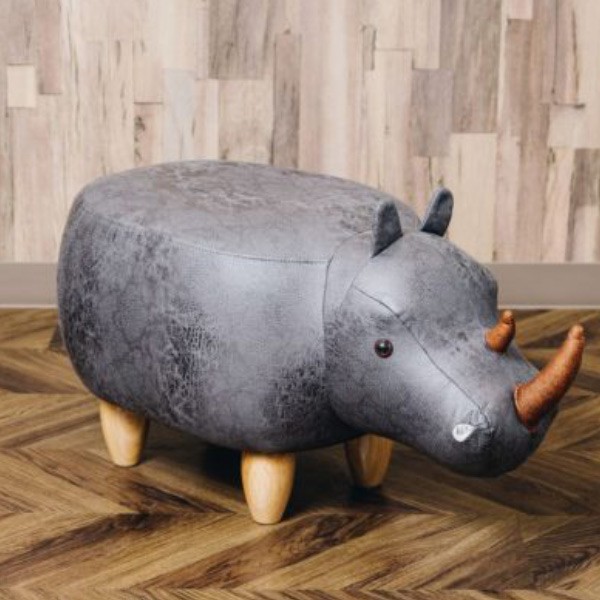 スツール サイ Rhino リノ アニマル 椅子 オットマン 足置き イス