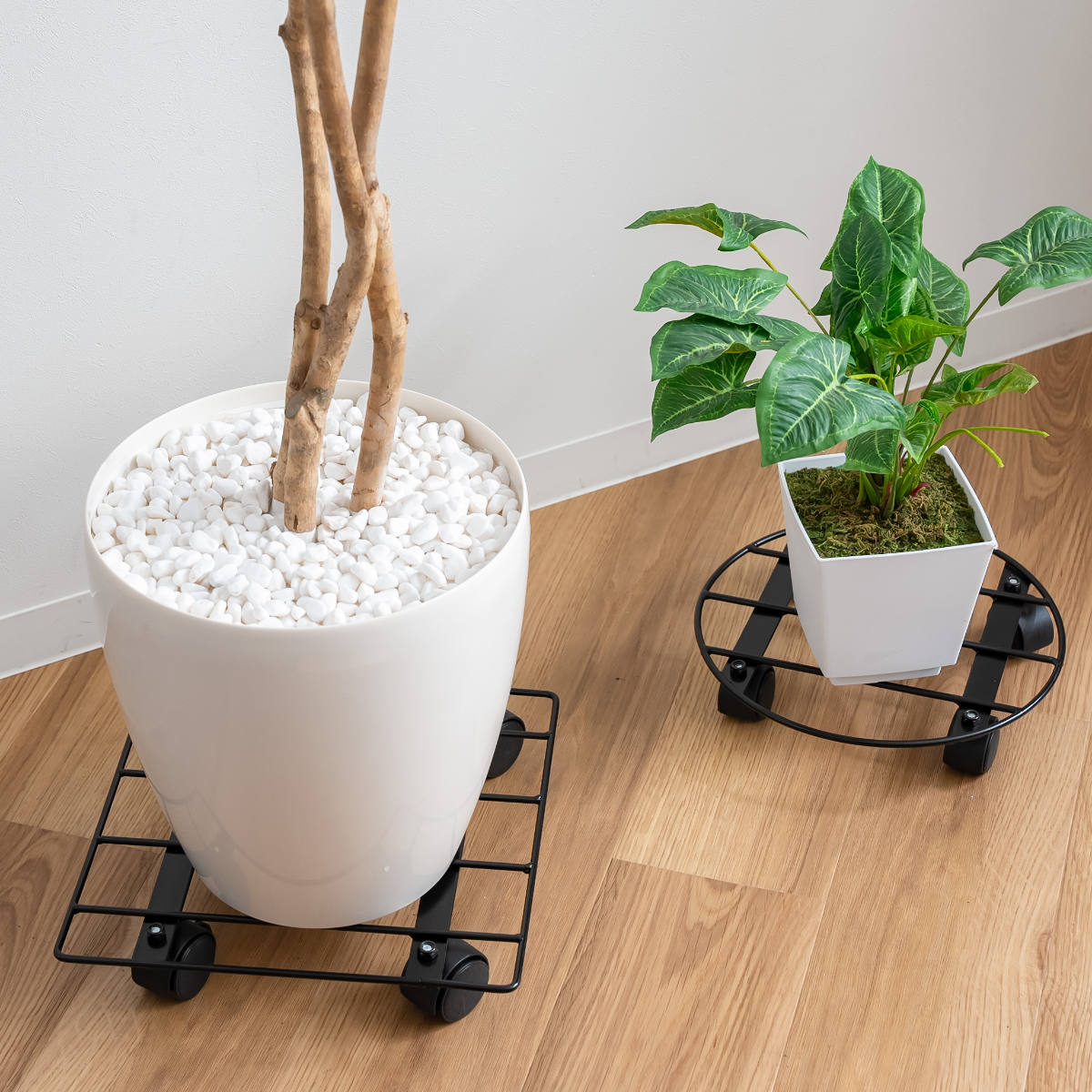 SANKA（サンカ） プランタースタンド 角型 キャスター付き ココハル