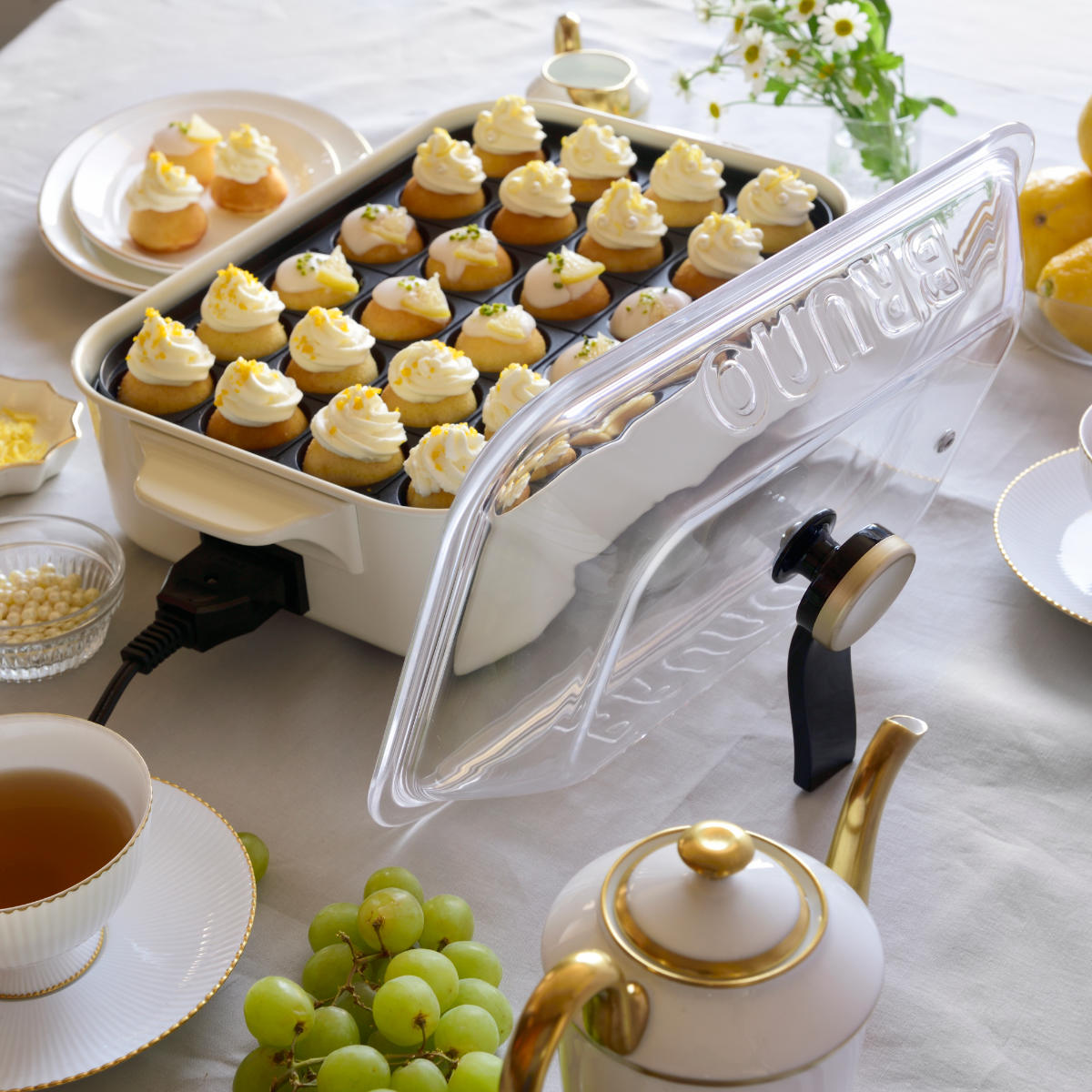 BRUNO（ブルーノ） ガラス蓋 コンパクトホットプレート用 グラスリッド