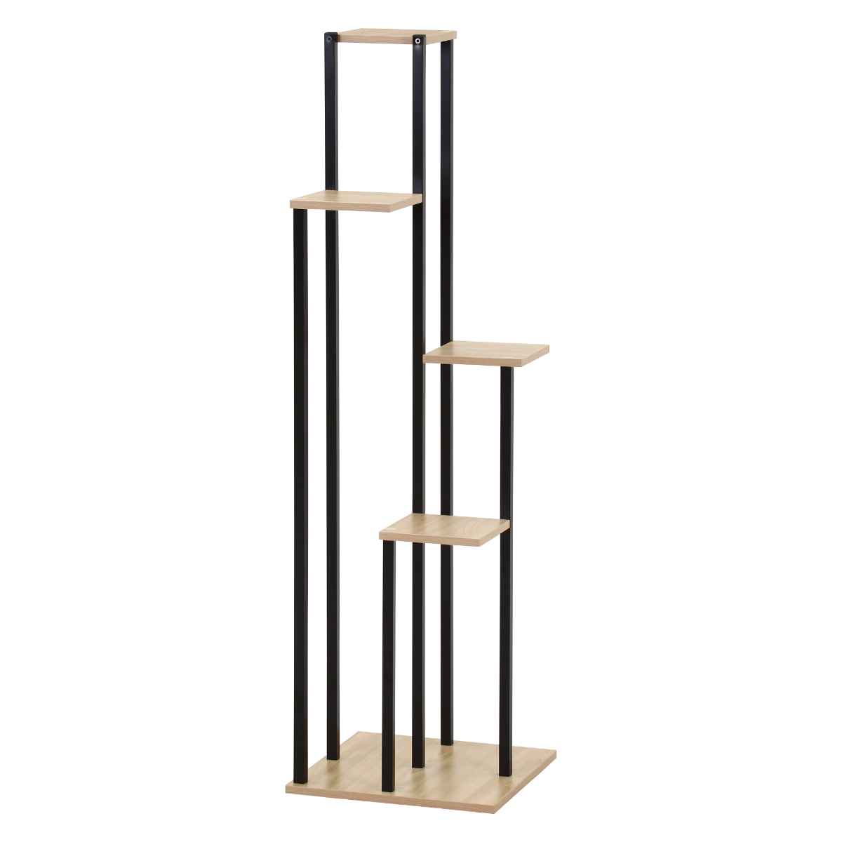 ディスプレイラック 幅40cm 5段 階段タイプ フラワースタンド