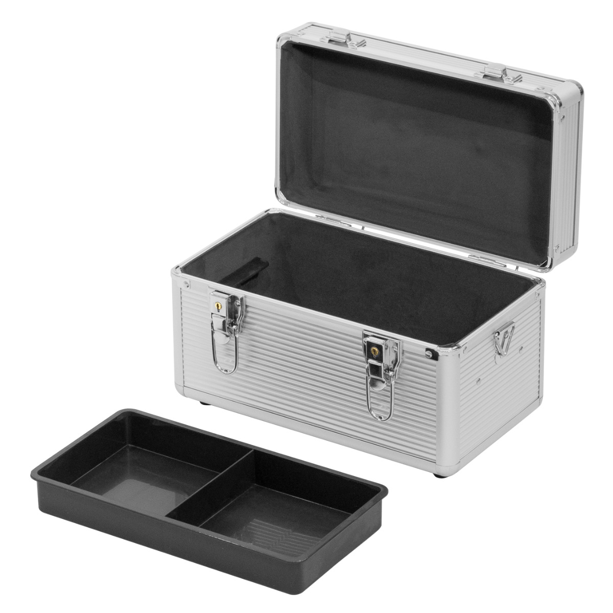 JEJアステージ 工具箱 アルミ ツールボックス トレー付き AL-B295