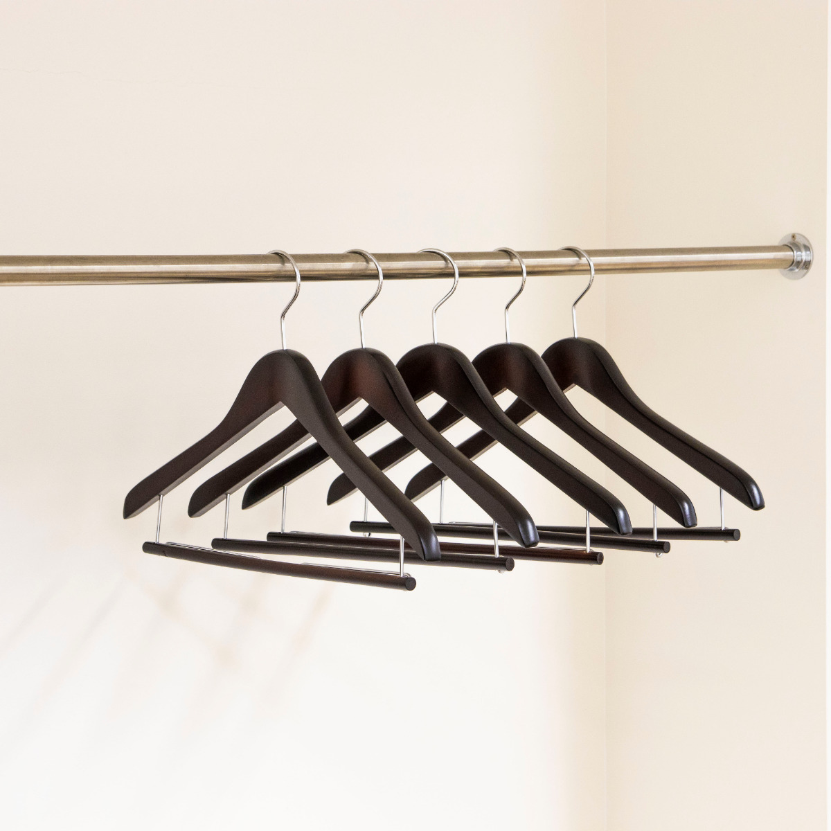 サワフジ ハンガー 木製ハンガー 10本組 （ スーツハンガー 木製 5本組