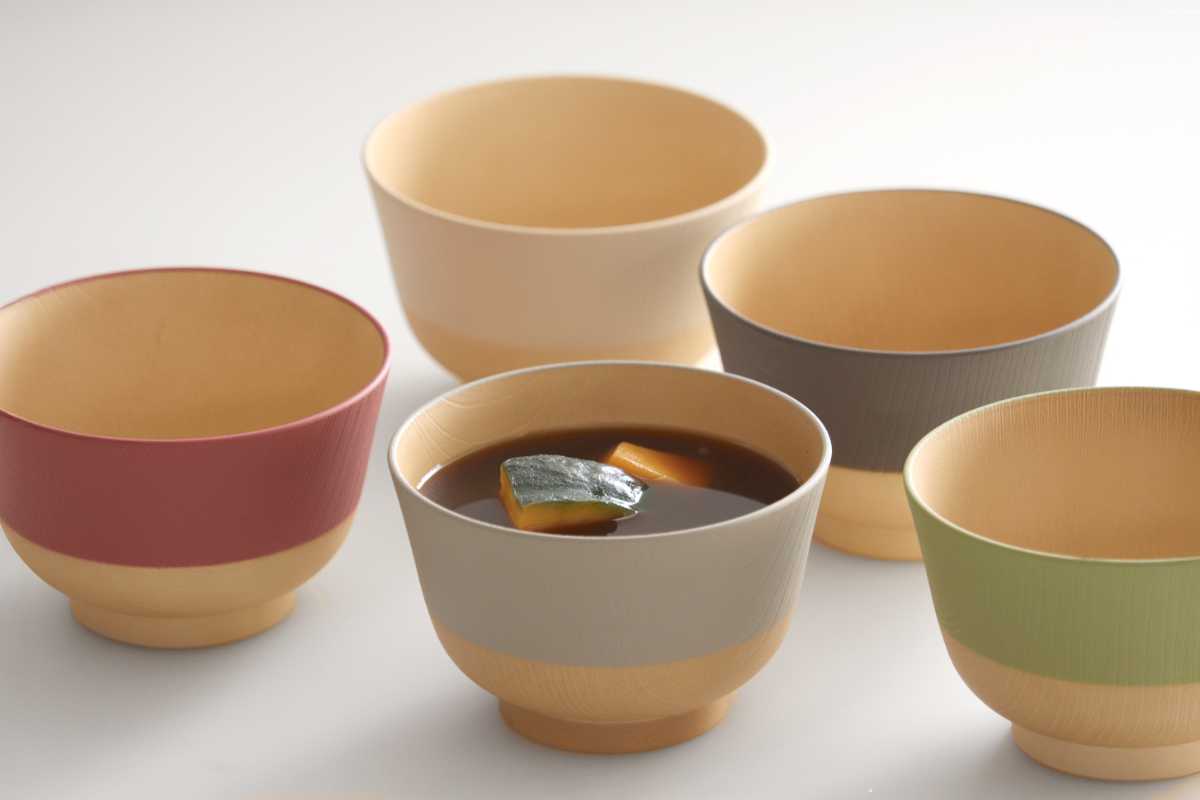 茶碗 330ml やさしい彩り 抗菌 汁椀 5個入 （ 日本製 電子レンジ対応