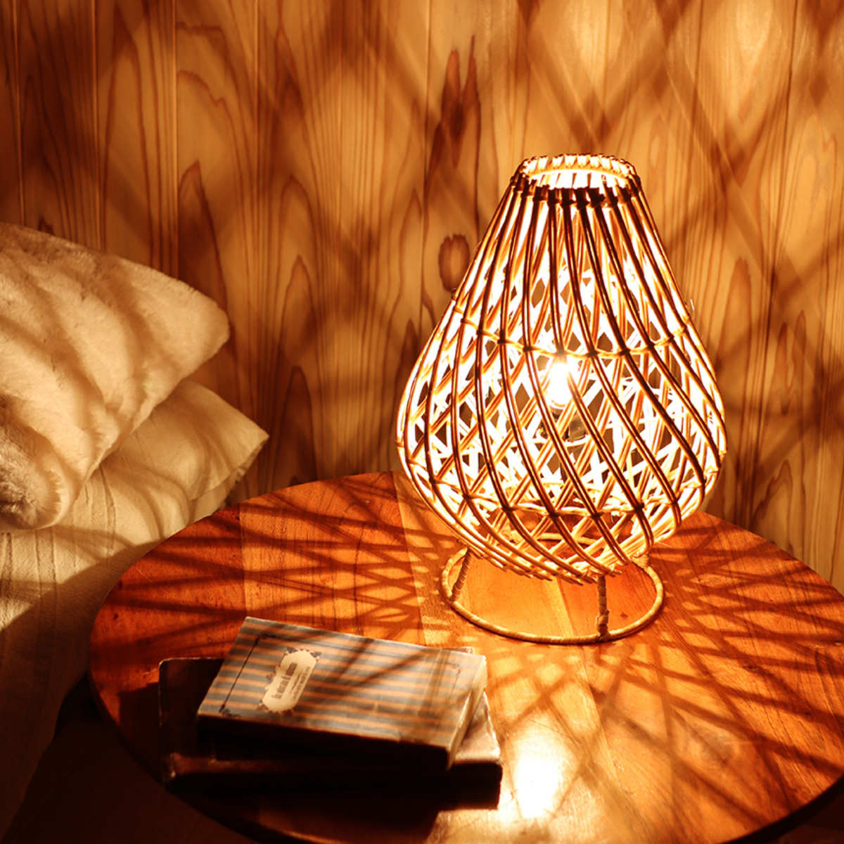 ラタンスタンドランプ フィグ LED対応 フロアライト （ ラタン 籐