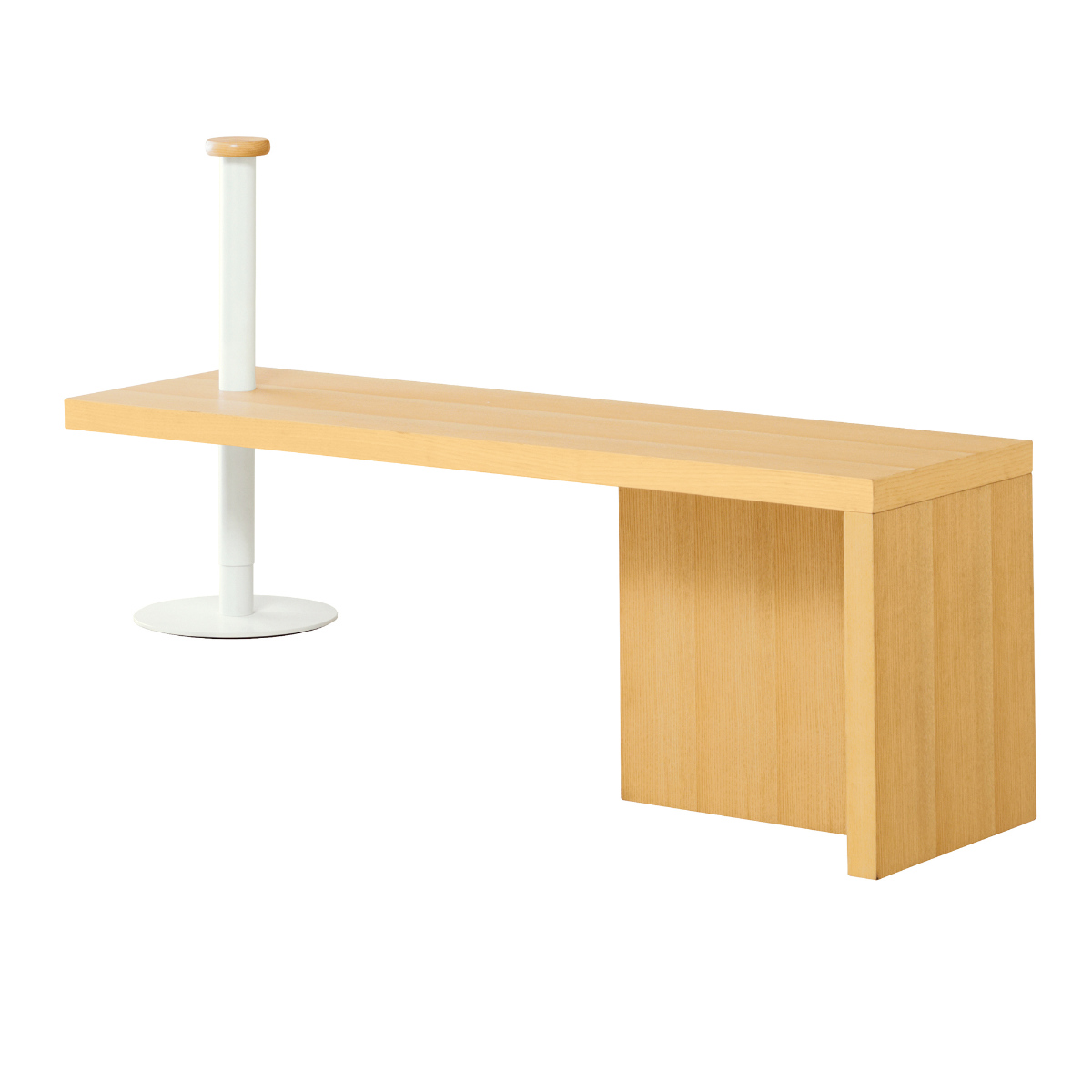 弘益 玄関ベンチ 幅115cm 補助ポール付 框のせ玄関ベンチ 4070