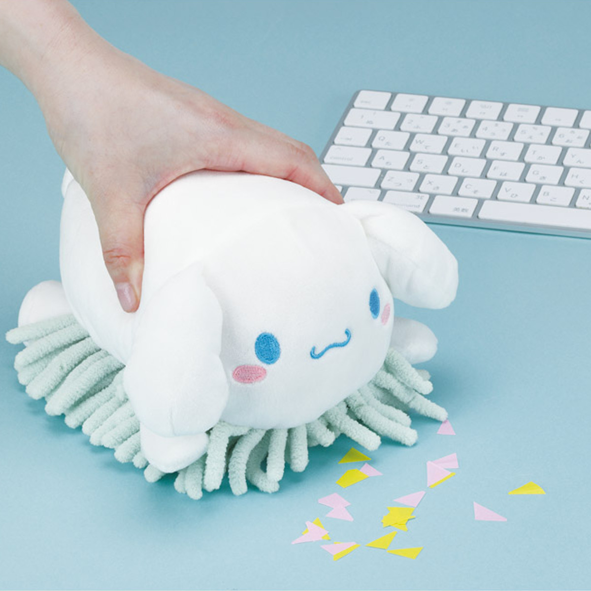 スケーター ぬいぐるみモップ 掃除 シナモロール （ モップ 卓上