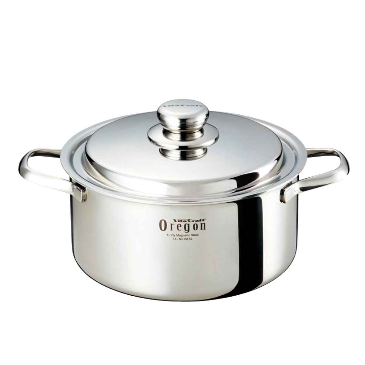 Vita Craft（ビタクラフト） 両手鍋 22cm IH対応 オレゴン 4L No.8672