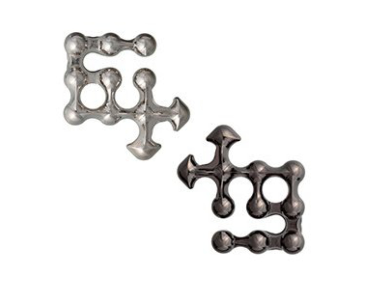 ハナヤマ 知恵の輪 ハズル キャスト ドット 難易度2 （ ちえのわ はず