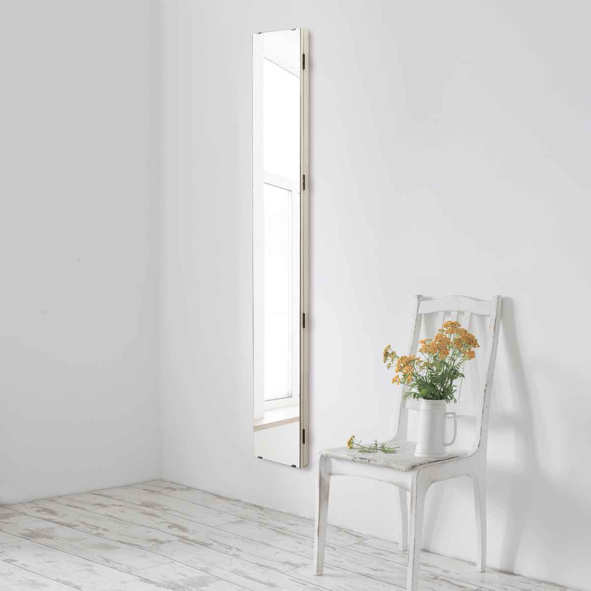 塩川光明堂 ミラー 壁掛け ウォールミラー アングル 20×150cm （ 鏡