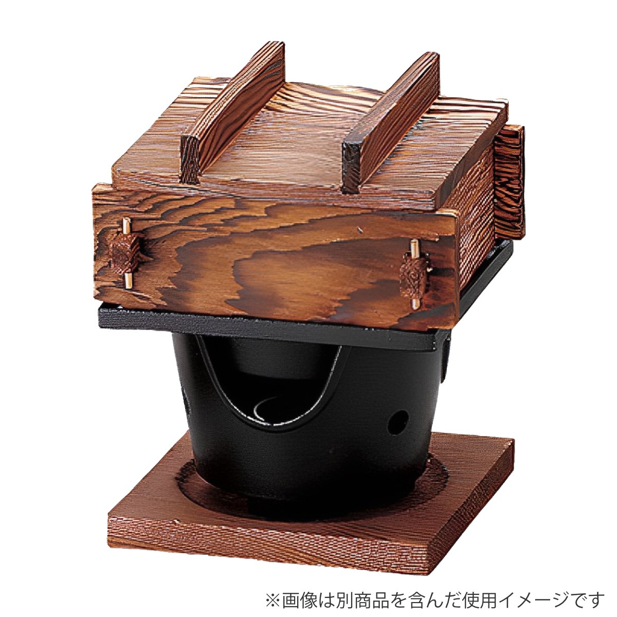 和せいろ 焼杉 角蒸ミニセイロセット 小 日本製 （ 卓上せいろ 蒸籠