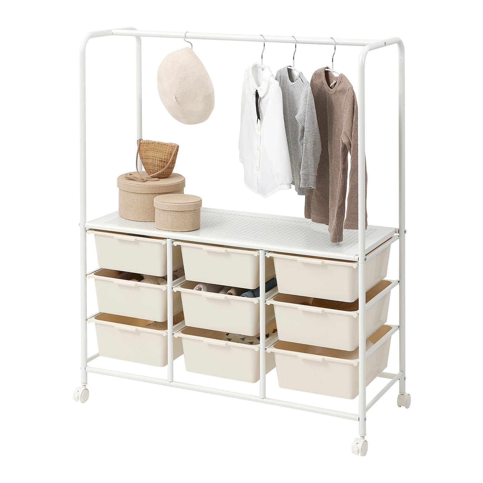 LOWYA（ロウヤ） ハンガーラック ランドセルラック おしゃれ スリム