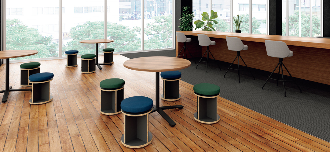 KOKUYO（コクヨ） スツール CHESS K08-DZ82CW 本体カラー：選択（3色