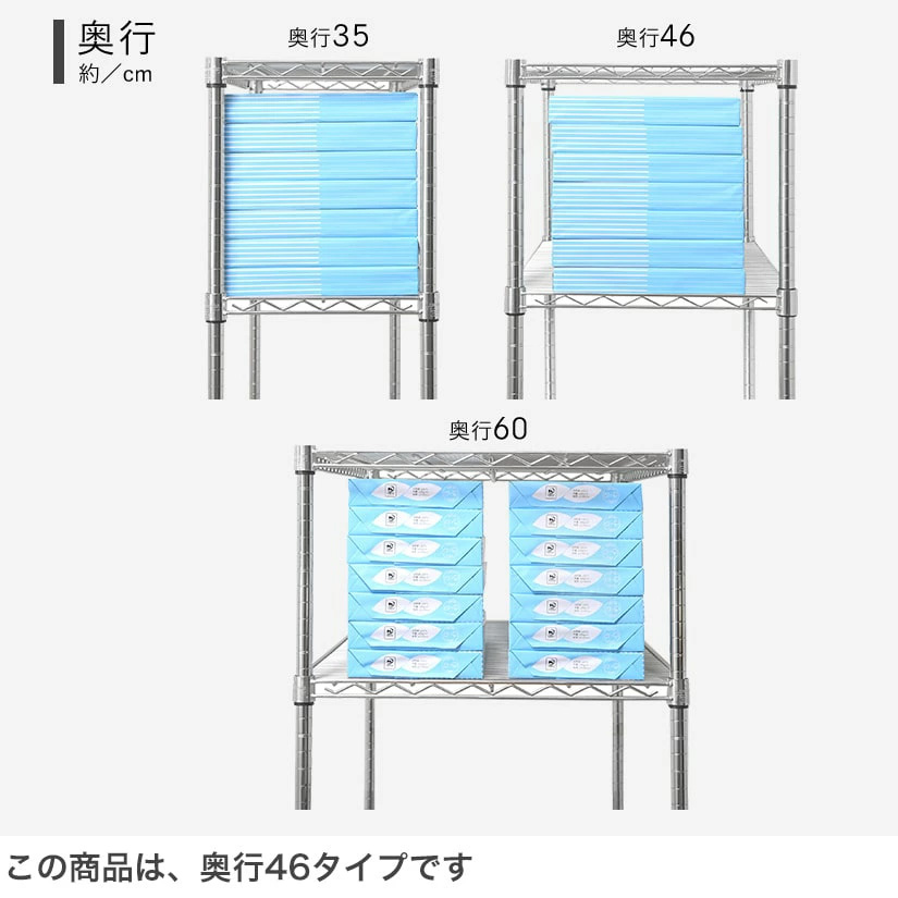 Luminous スチールラック メタル製ラック ルミナス 収納 棚耐荷重80kg
