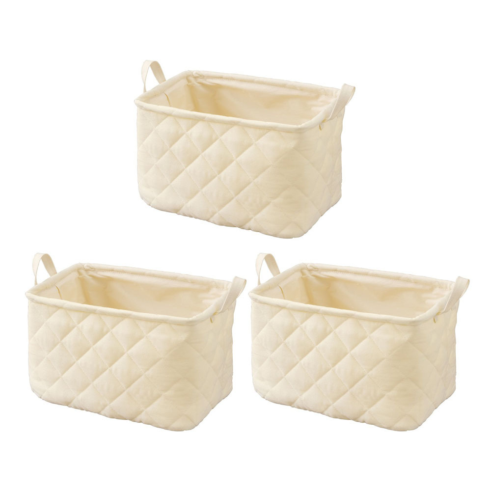 IRIS OHYAMA（アイリスオーヤマ） (3個セット)収納ボックス 収納 カゴ