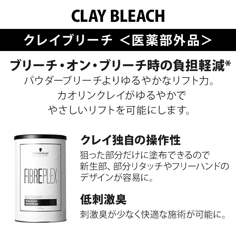 FIBERPLEX シュワルツコフ ファイバープレックス クレイブリーチ 350g