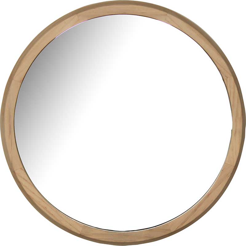 ミラー 鏡 壁掛けミラー 壁掛け 日本製 国産 ウッド 木製 丸型 円形