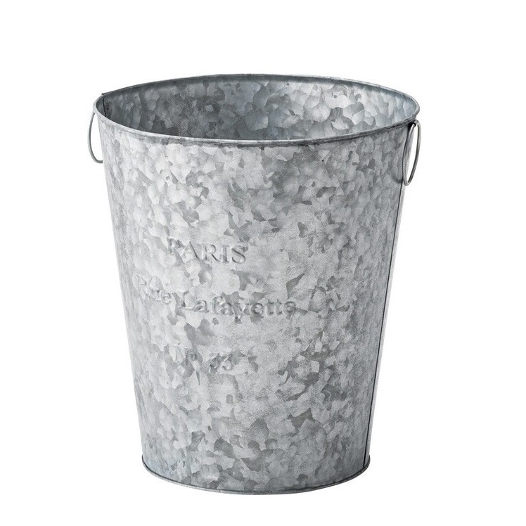東谷 ブリキバケツ ゴミ箱 小物入れ プランター おしゃれ 北欧 パリ