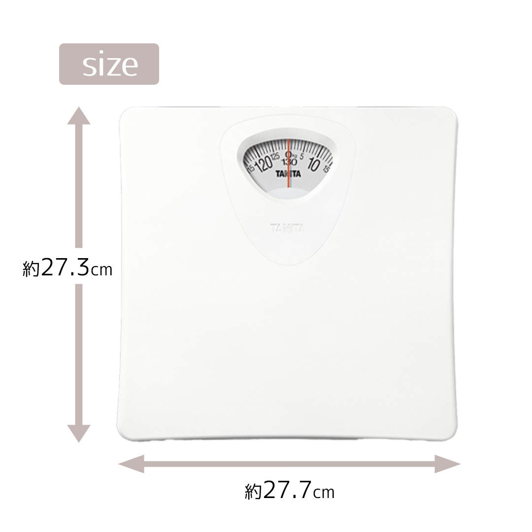 体重計 タニタ アナログ ヘルスメーター ホワイト HA861WH TANITA