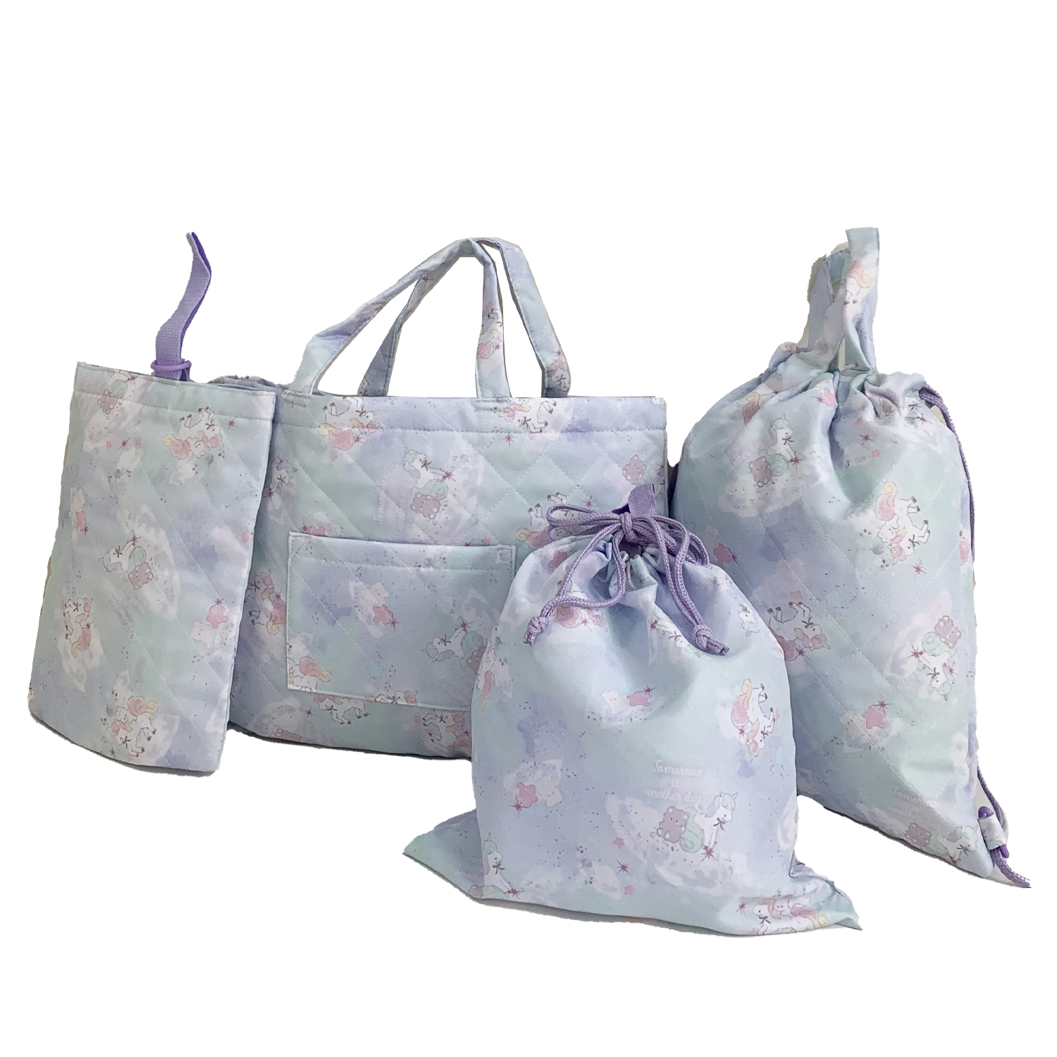 入園入学セット 男の子 女の子 4点セット レッスンバッグ キルティング