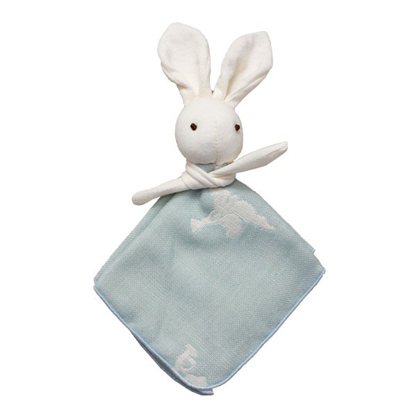 SweetMommy（スウィートマミー） ベビー ガラガラ 3重ガーゼ うさぎ に