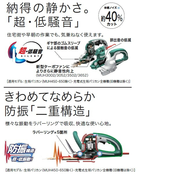 マキタ（makita） MUH3002 電動式生垣バリカン 特殊コーティング刃仕様